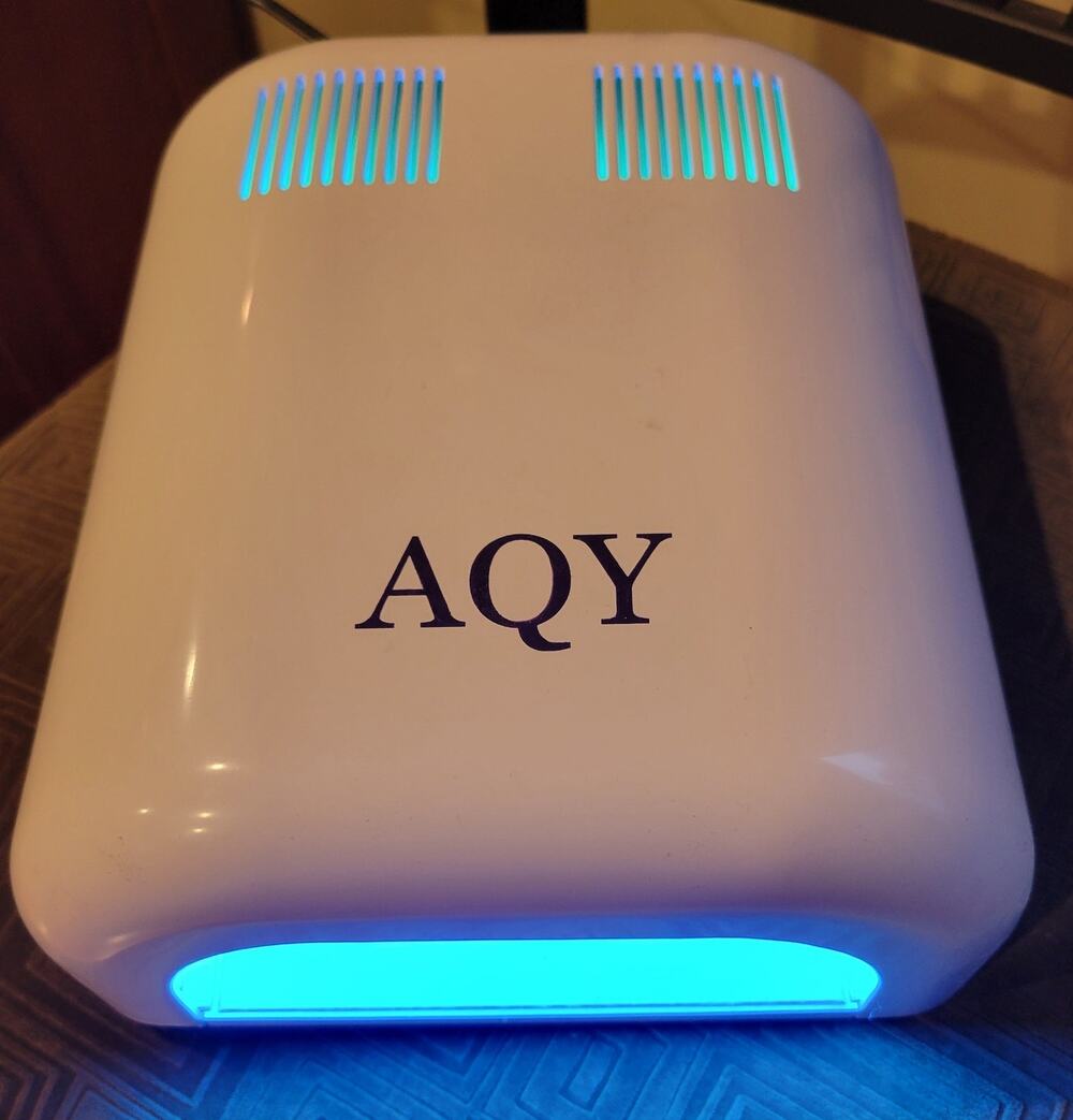AQY Professional UV Nail Dryer Lamp 36W 4 Bulbs 9W ea UPC 608938937100 TESTED